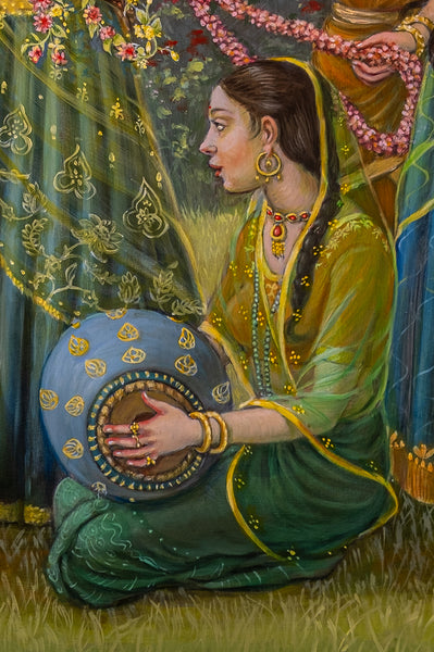 Radha Krishna and the gopis