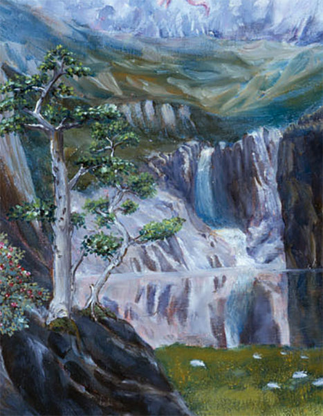 Markandeya Rishi – Vedic Oil Painting by Dominique Amendola