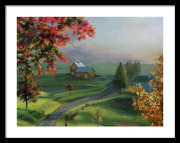 New England Landscape - Framed Print