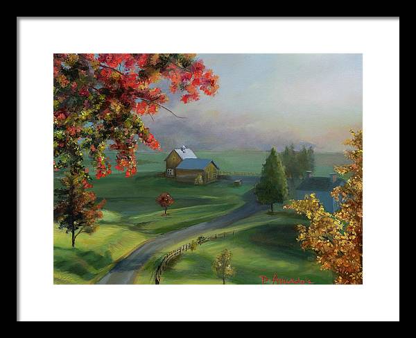 New England Landscape - Framed Print