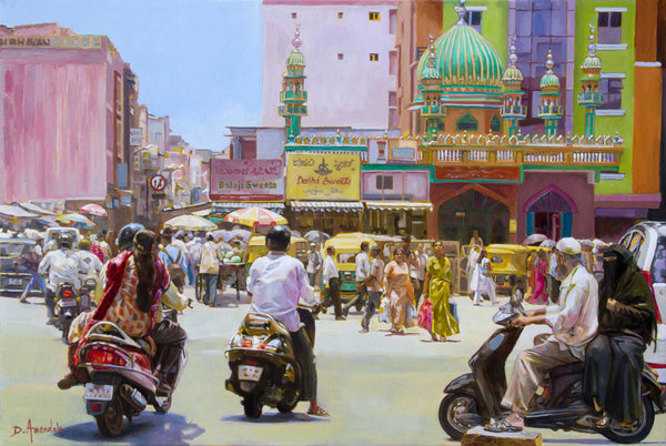 City Market in Bangalore, India