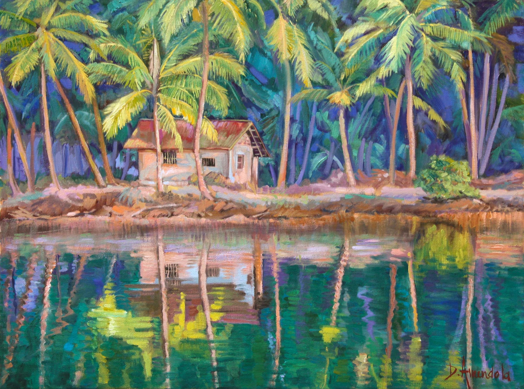 Cottage on the river