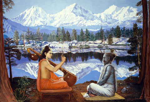 Narada instructs Srila Vyasadeva