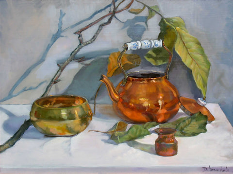 Still Life With Copper Kettle