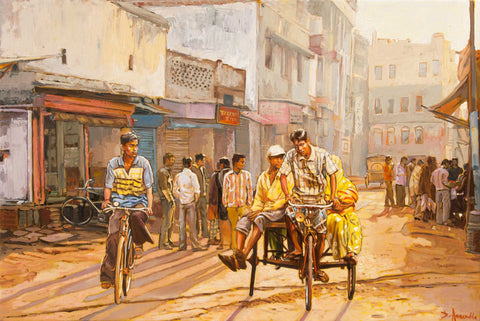 North India street scene