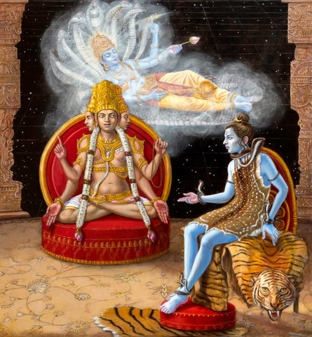 Vishnu, Shiva, and Brahma