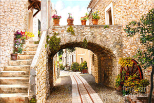 Aspremont Village In Provence - Art Print