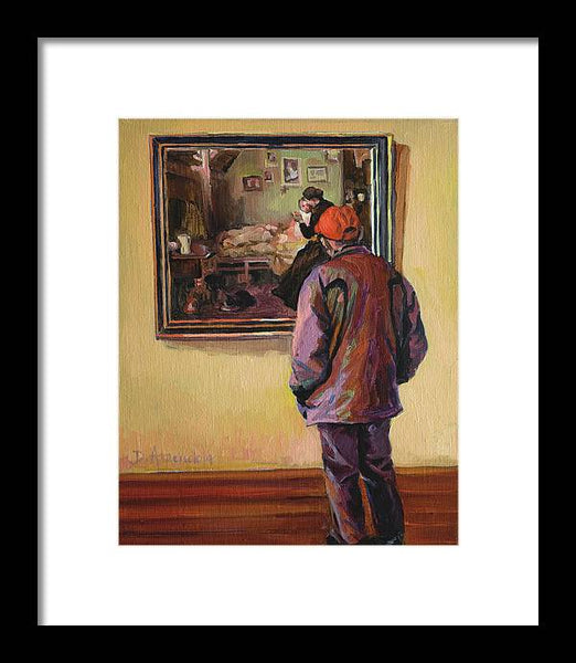 At the museum - Framed Print