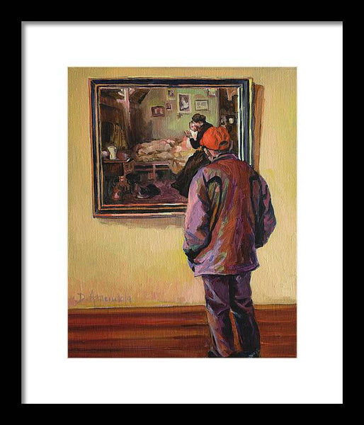 At the museum - Framed Print