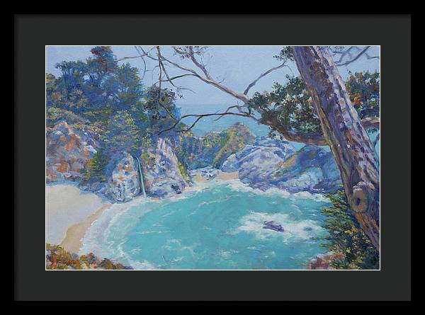 Big Sur-McWay Falls - Framed Print