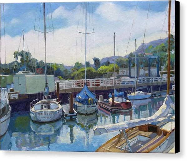 Boats And Yachts - Canvas Print