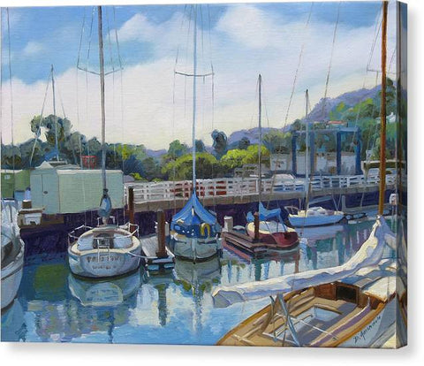 Boats And Yachts - Canvas Print