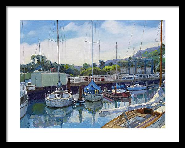 Boats And Yachts - Framed Print