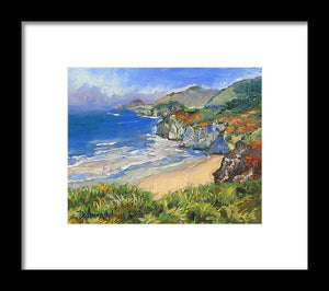 Carmel coast - Framed Print