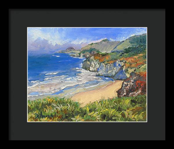 Carmel coast - Framed Print