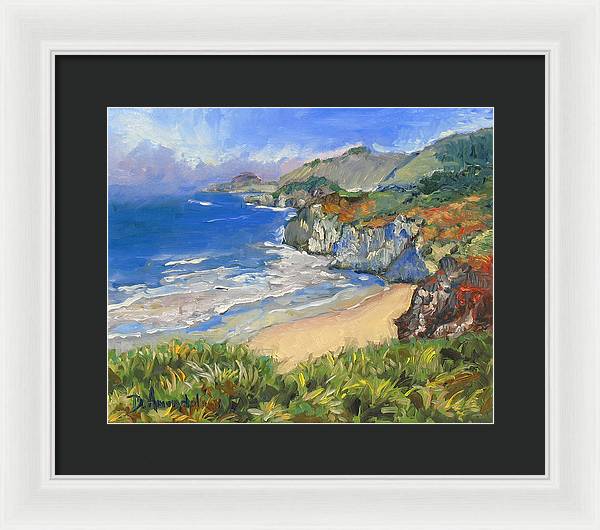 Carmel coast - Framed Print
