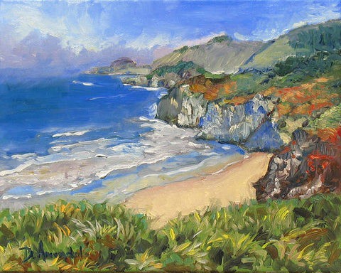 Carmel coast - Art Print