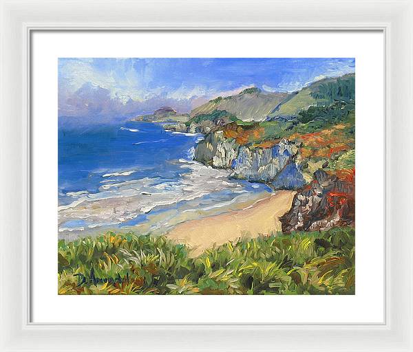 Carmel coast - Framed Print