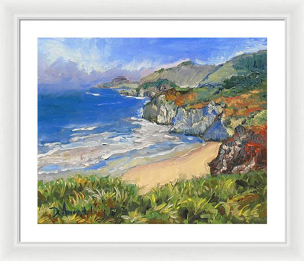 Carmel coast - Framed Print