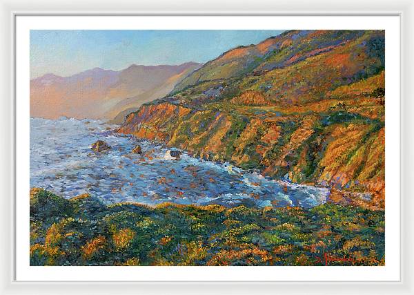 Carmel Coast Sunset - Framed Print