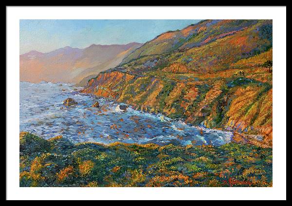 Carmel Coast Sunset - Framed Print