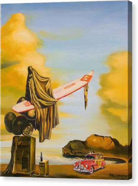 Dream on the beach by Dali - The Amadeus series - Canvas Print