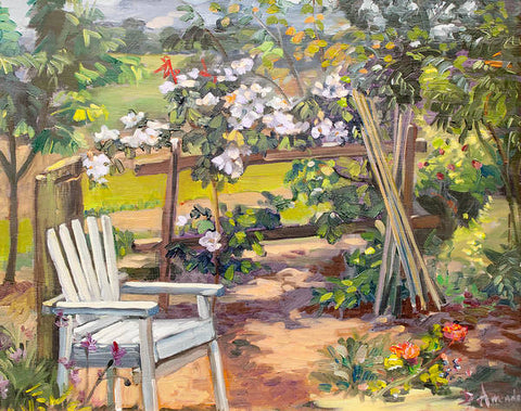 Garden corner - Art Print