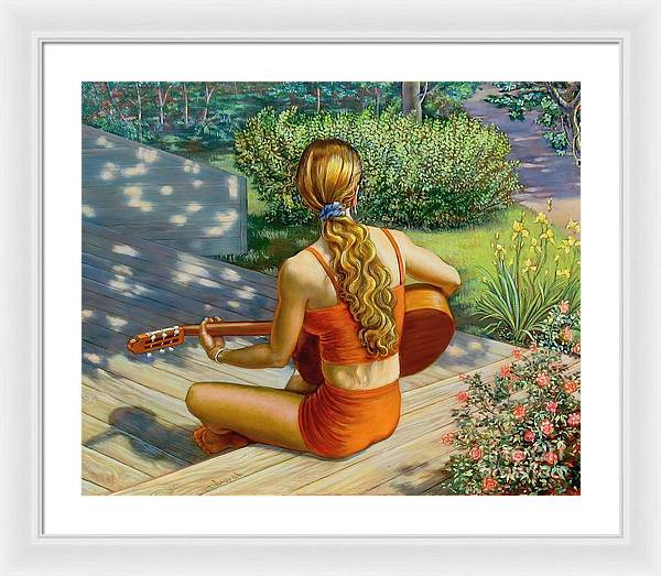 Here comes the sun - Framed Print