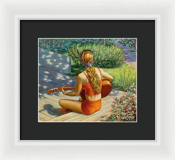 Here comes the sun - Framed Print