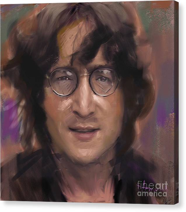 John Lennon portrait - Canvas Print