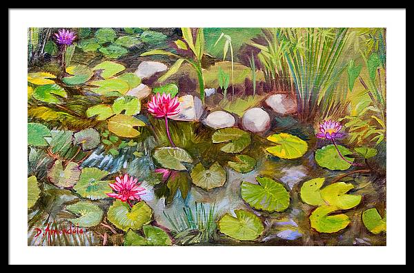 Lilies in india - Framed Print