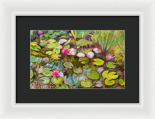 Lilies in india - Framed Print