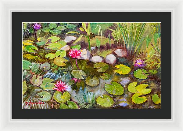 Lilies in india - Framed Print
