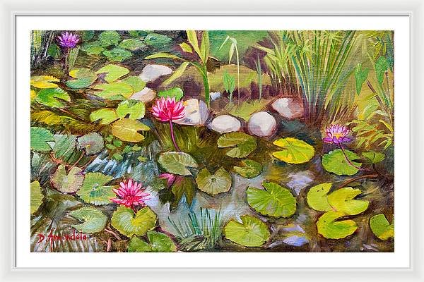 Lilies in india - Framed Print