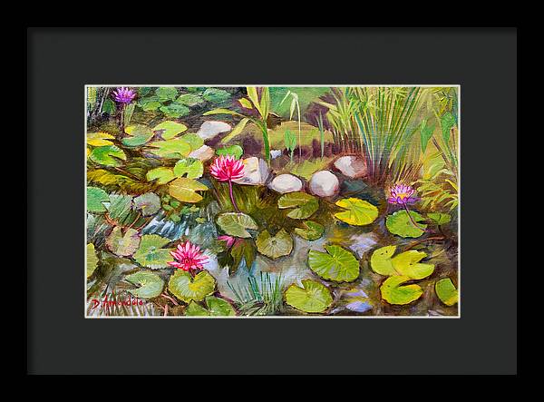 Lilies in india - Framed Print
