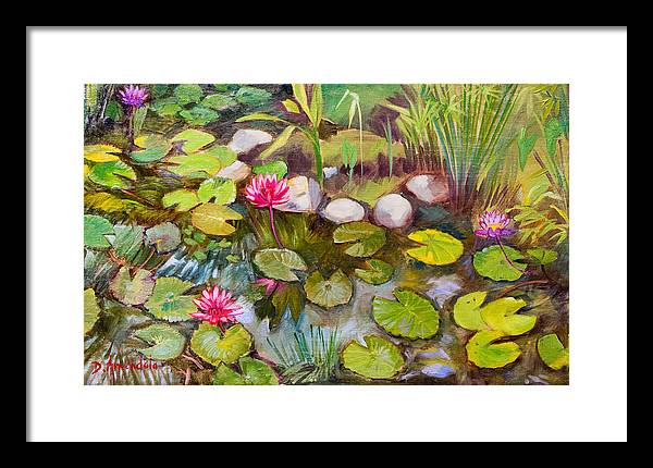 Lilies in india - Framed Print