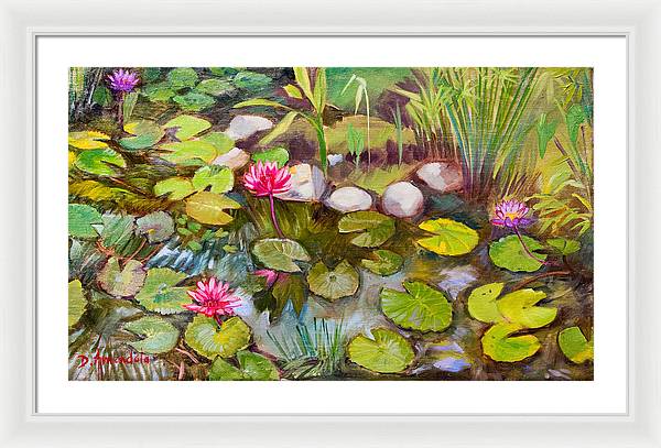 Lilies in india - Framed Print