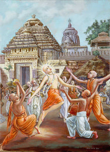 Mahaprabhu dancing in Puri