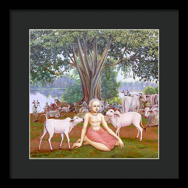 Mahaprabhu In Vrindavan 1 - Framed Print