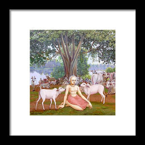 Mahaprabhu In Vrindavan 1 - Framed Print