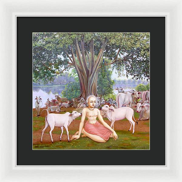 Mahaprabhu In Vrindavan 1 - Framed Print