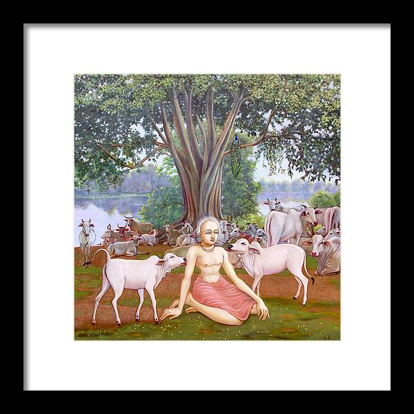 Mahaprabhu In Vrindavan 1 - Framed Print