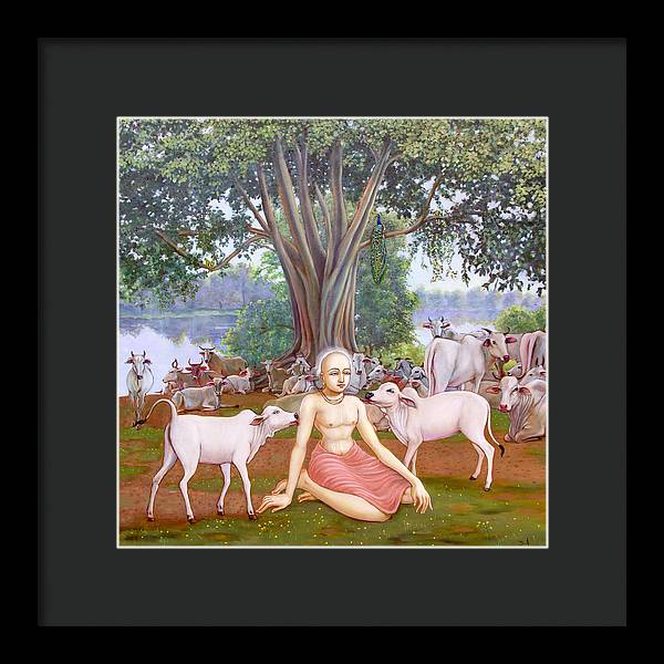 Mahaprabhu In Vrindavan 1 - Framed Print