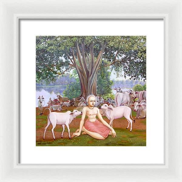 Mahaprabhu In Vrindavan 1 - Framed Print