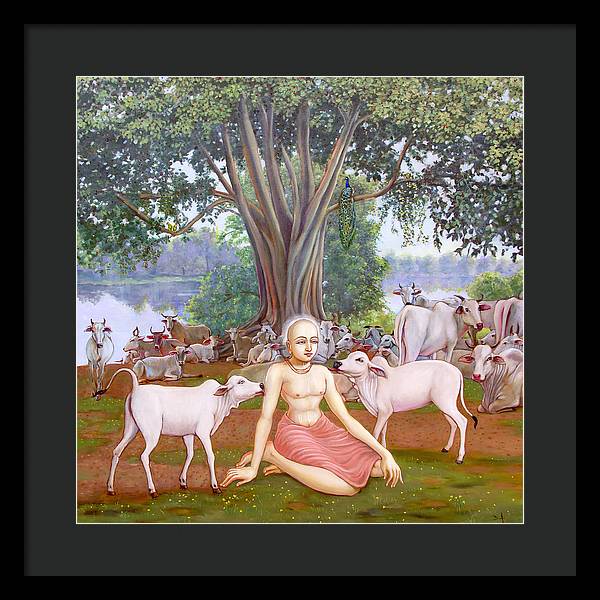 Mahaprabhu In Vrindavan 1 - Framed Print