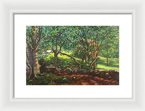 My Cabin In The Woods - Framed Print