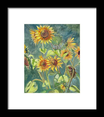 Sunflowers - Framed Print