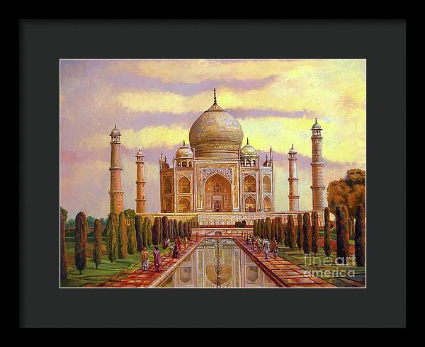 Taj Mahal - Framed Print