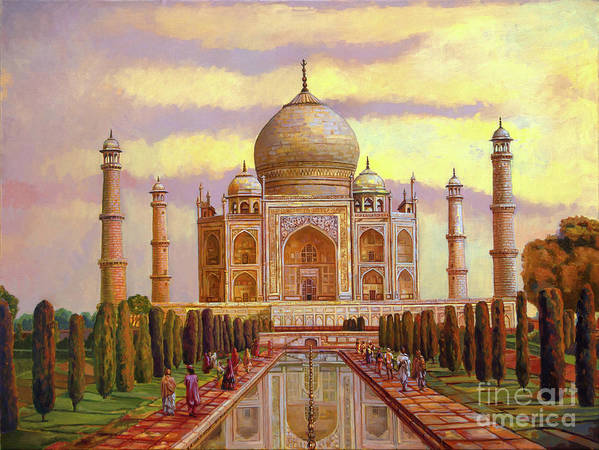 Taj Mahal - Art Print