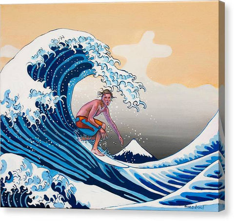 The great wave Amadeus series - Canvas Print